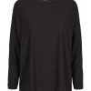 Overdele Liberté Essentiel | Alma Ls Top Fleece Black