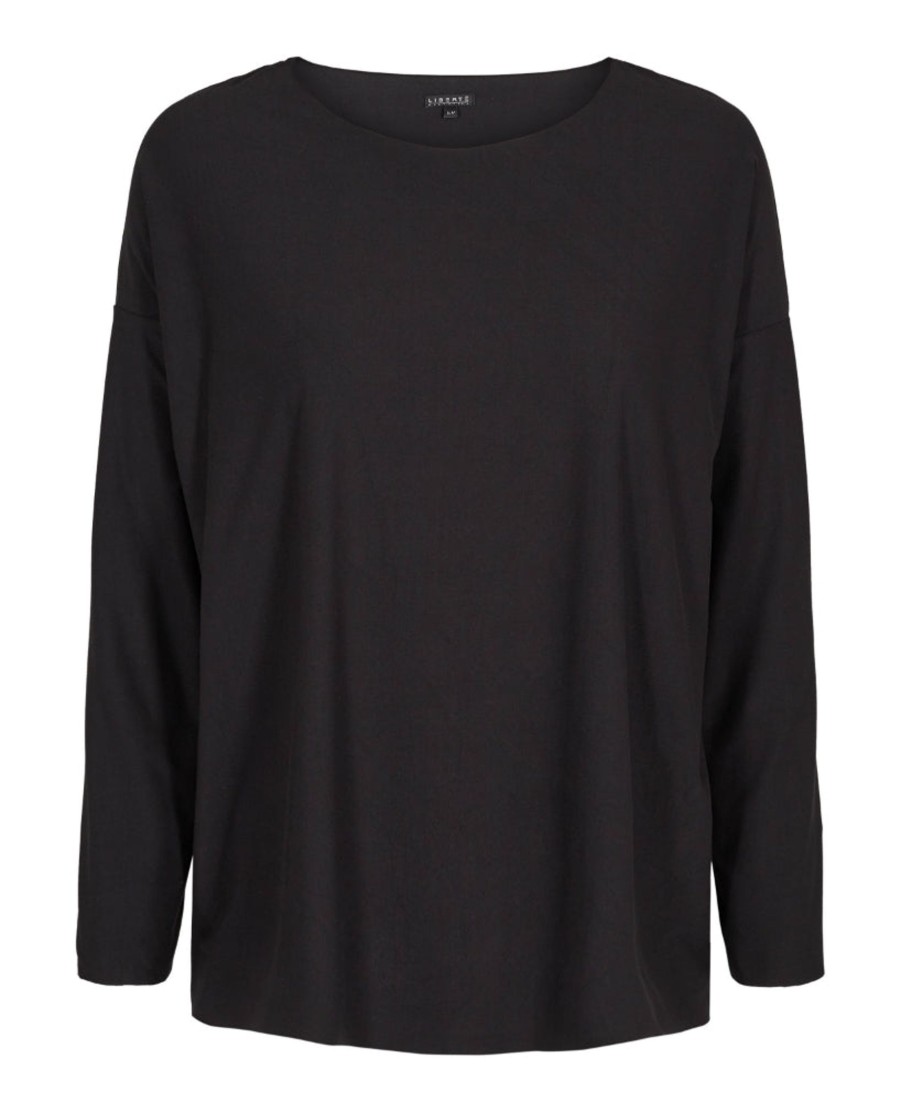 Overdele Liberté Essentiel | Alma Ls Top Fleece Black