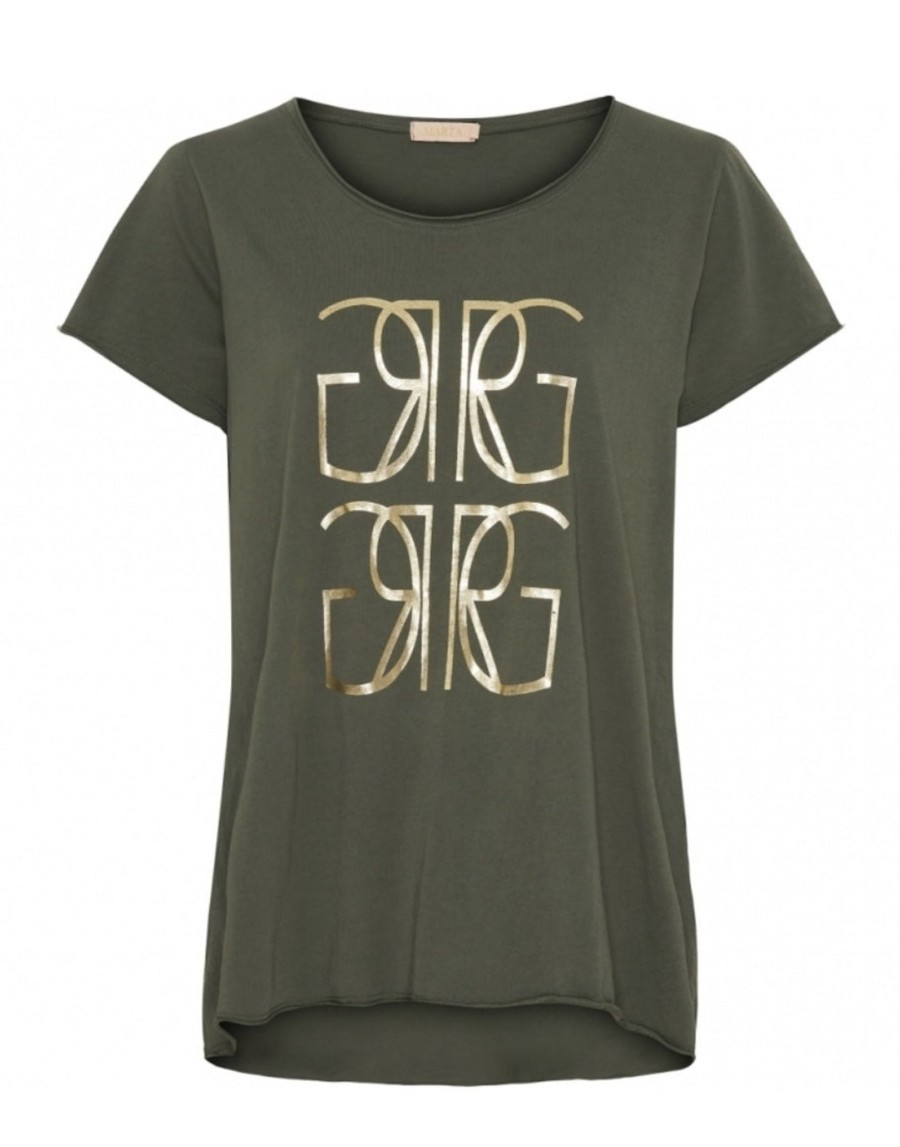 Overdele marta du chateau | 1535 T-Shirt Mdcmarie Aw Military