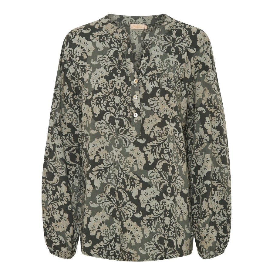 Overdele Marta du Chateau | 8500 Mdc Ronja Shirt Military Print