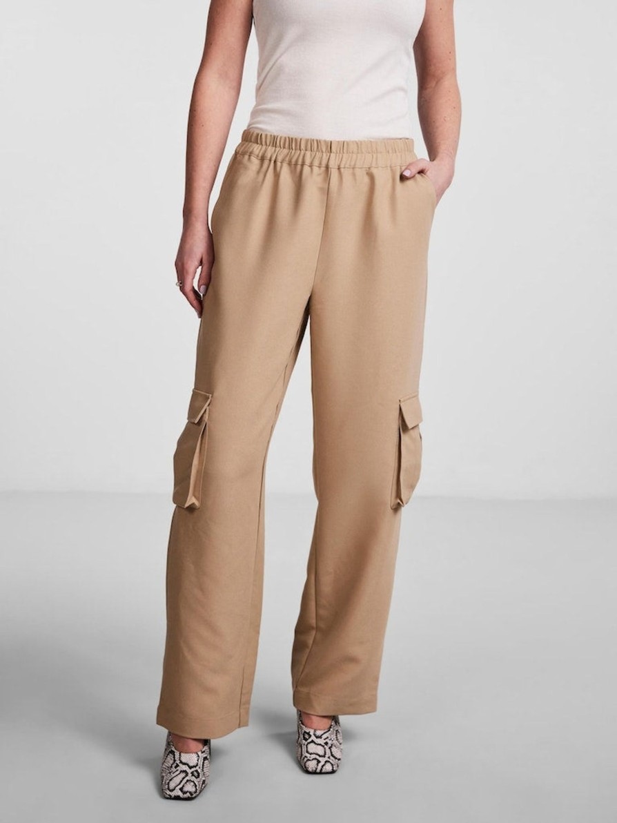 Underdele YAS | Yas Recco Mw Ankle Pant Sand