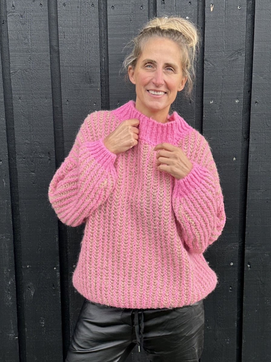 Overdele Marta du Chateau | A0033 Knit Mdcabbie Pink