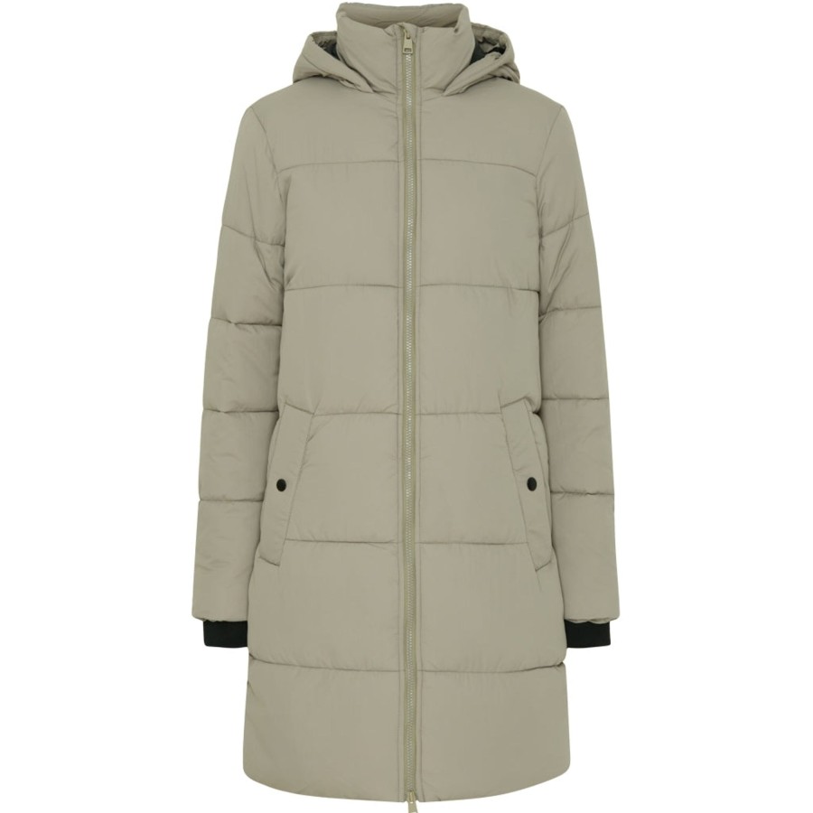 Overtoj lululia | Lulu Long Puffer Jacket Brindle