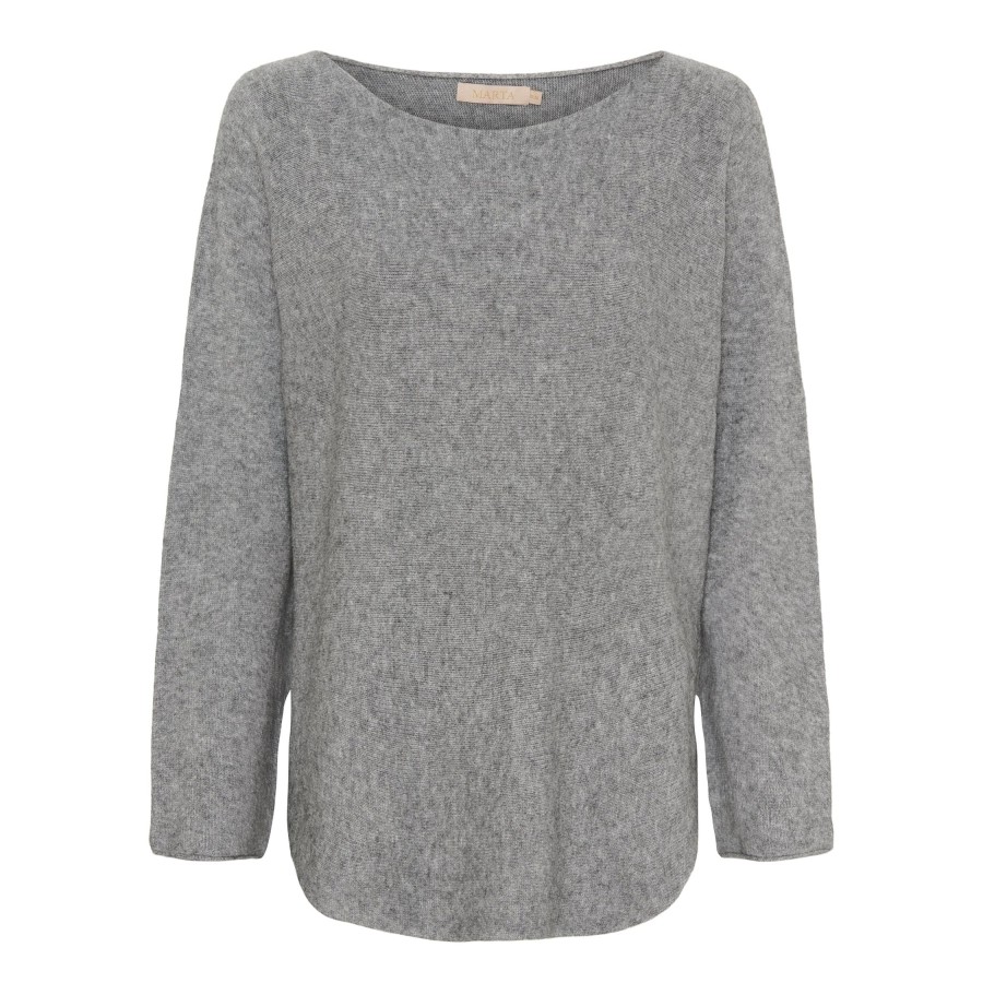 Overdele Marta du Chateau | 5001 Aw Knit Mdcdagmar Grey 2002