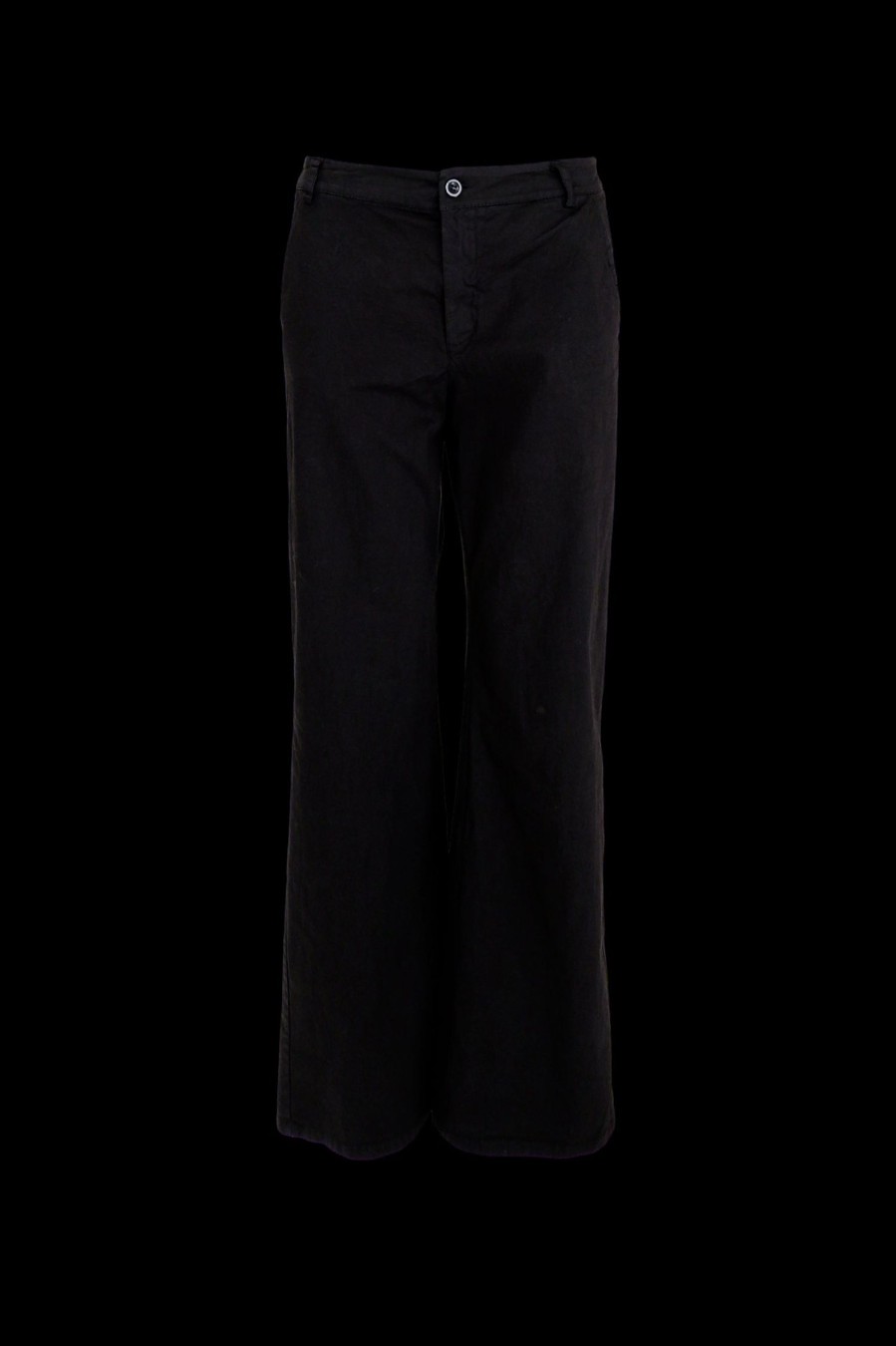 Underdele Black Colour | Box Canvas Stretch Pant Black