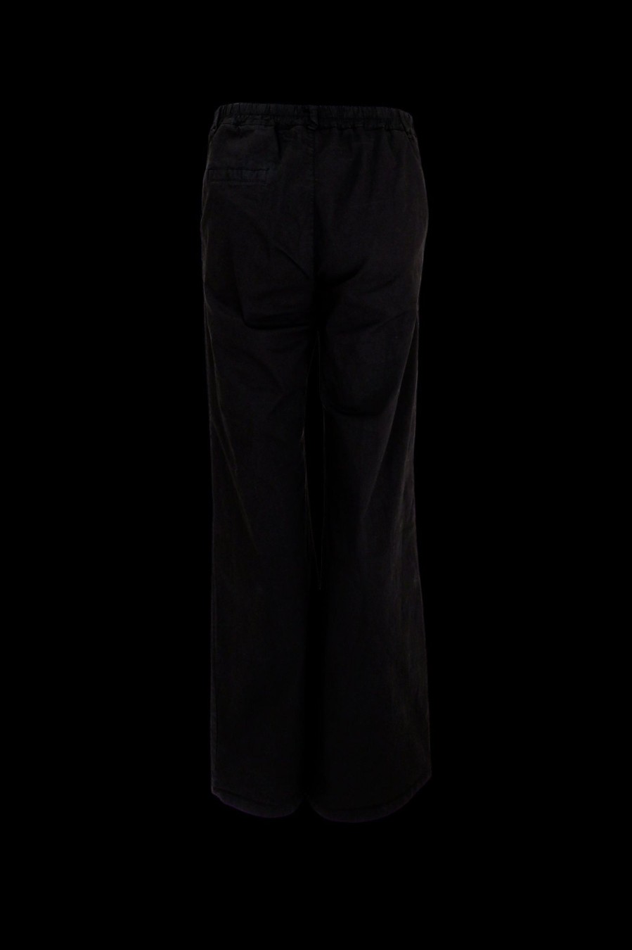 Underdele Black Colour | Box Canvas Stretch Pant Black