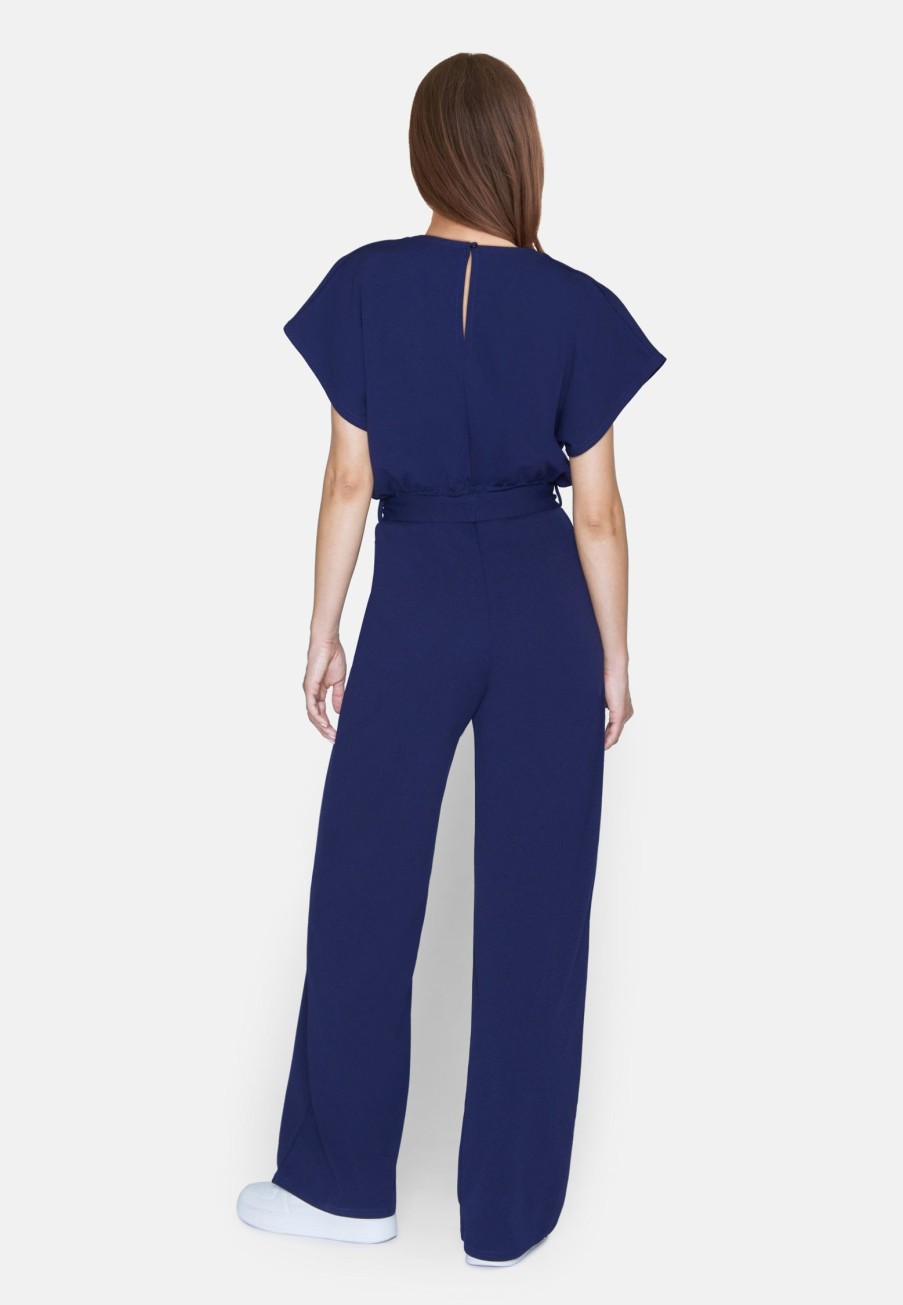 Overdele Sisters Point | Girl Jumpsuit V Navy