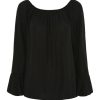 Overdele Marta du Chateau | 6139 Mdcalexandra Top Black