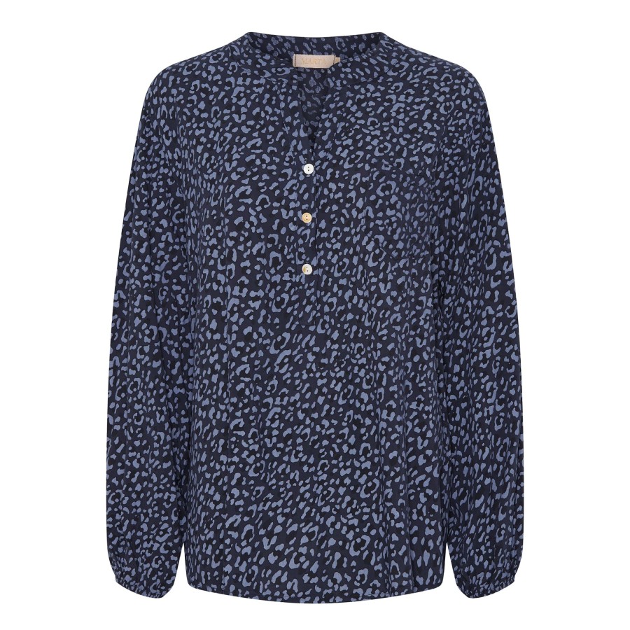 Overdele Marta du Chateau | 8500 Mdc Ronja Shirt Blu/S 409