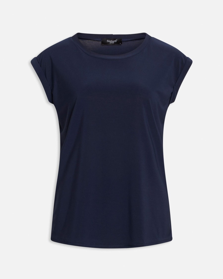 Overdele Sisters Point | Low A T-Shirt Navy