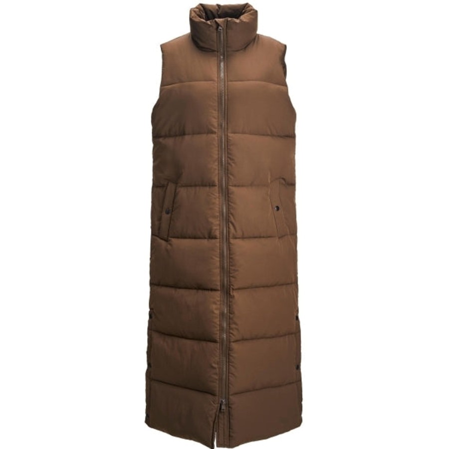 Overtoj lululia | Lulu Extra Long Puffer Vest Demitasse