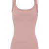 Overdele Tim & Simonsen | Frida Rib Top Rosa Antico