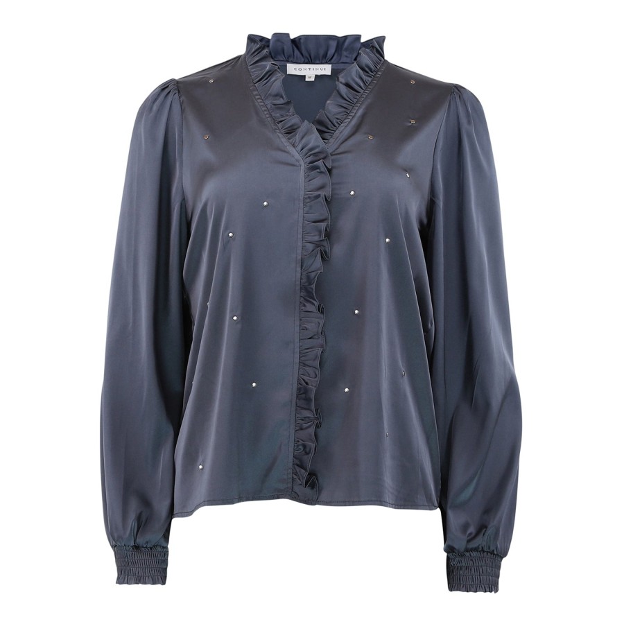 Overdele Continue | Darling Studs Blouse Grey