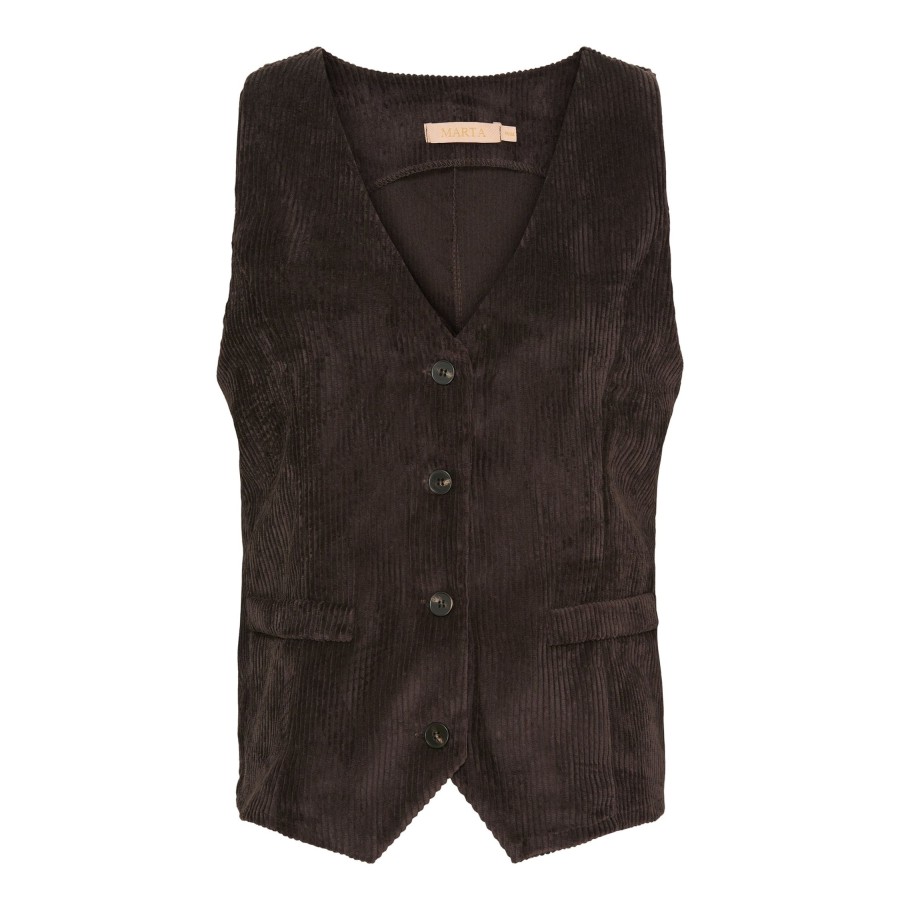 Overdele Marta du Chateau | 3913B Vest Mdcagatha Marrone