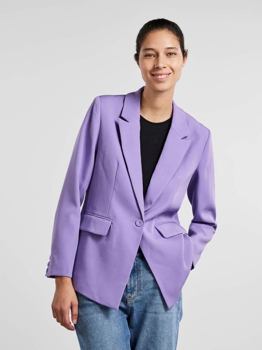 Overtoj YAS | Yas Bluris Ls Blazer Bougainvillea (Lilla)