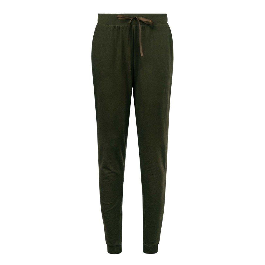 Underdele Liberté Essentiel | Alma Pant Fleece Dark Army