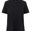 Overdele YAS | Sarita Ss O-Neck T-Shirt Black