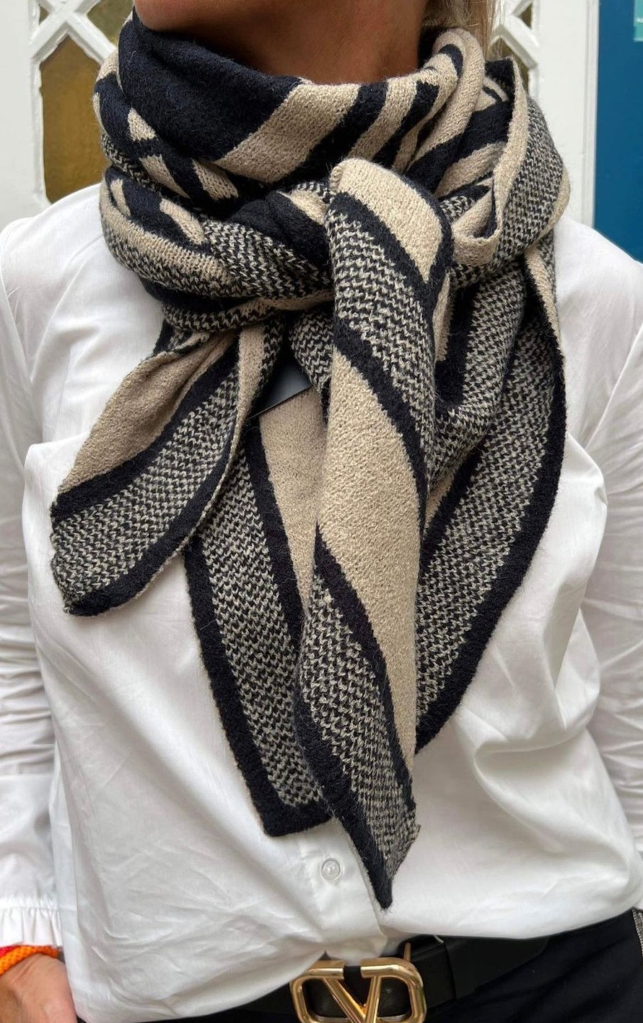 Accessories Qnuz | Orail Lux Scarf Taupe