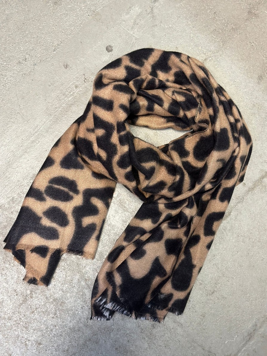 Accessories Qnuz | Odette Scarf Camel