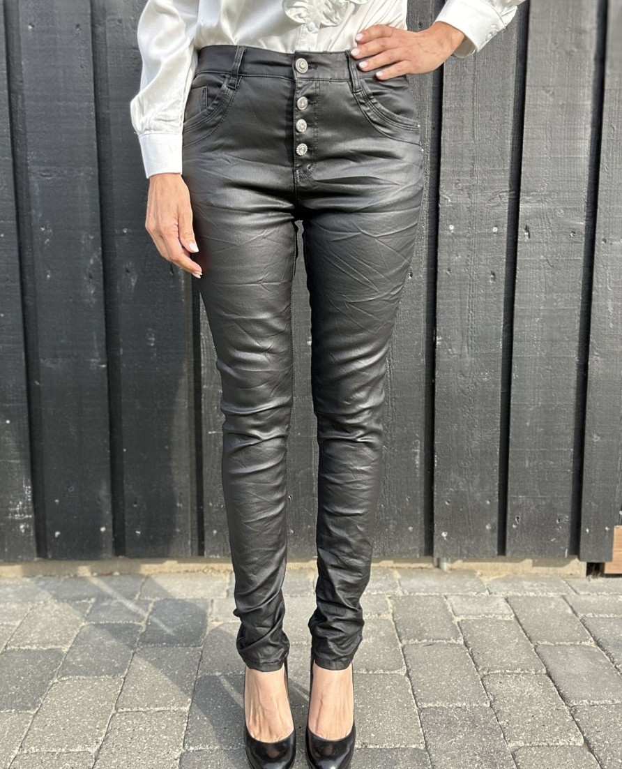 Underdele Jewelly jeans | Jewelly Jeans 2566-1 Coated Black