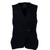 Overdele Black Colour | Chicago Vest Black