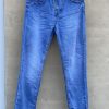 Underdele Karostar | K8822 Zip Jeans Blue Denim