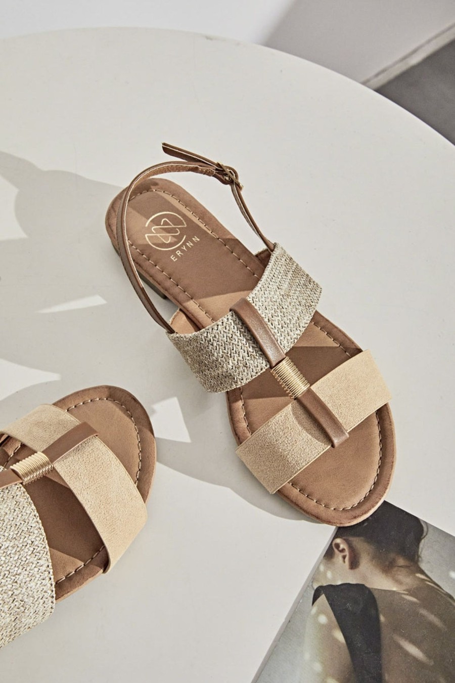 Sko Mette P Sko & Støvler | Camille Sandal 333-126 Camel