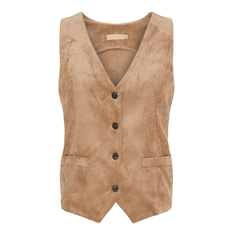 Overdele Marta du Chateau | 3913B Vest Mdcagatha Camello