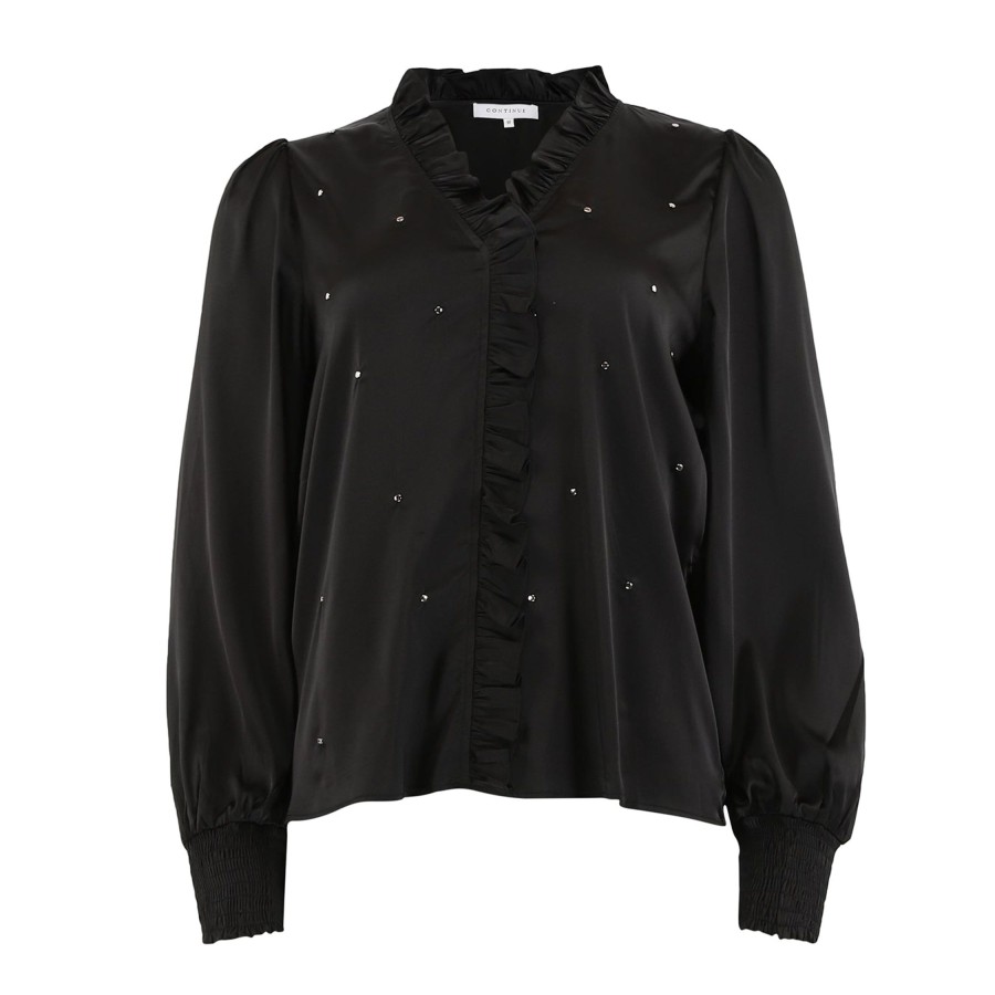 Overdele Continue | Darling Studs Blouse Black