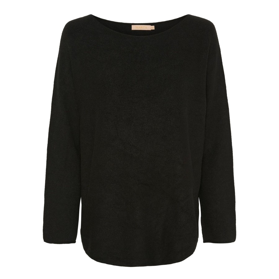 Overdele Marta du Chateau | 5001 Aw Knit Mdcdagmar Black