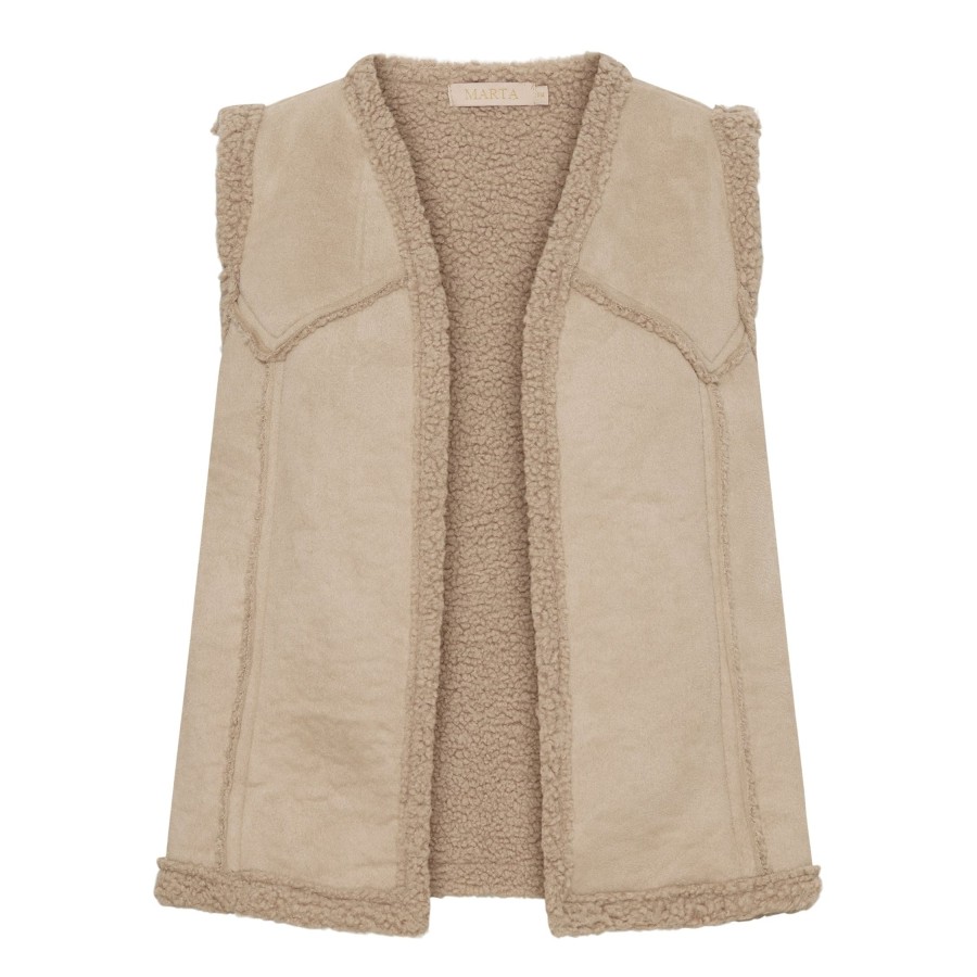 Overdele marta du chateau | 85552 Vest Mdcjohanne Beige 12