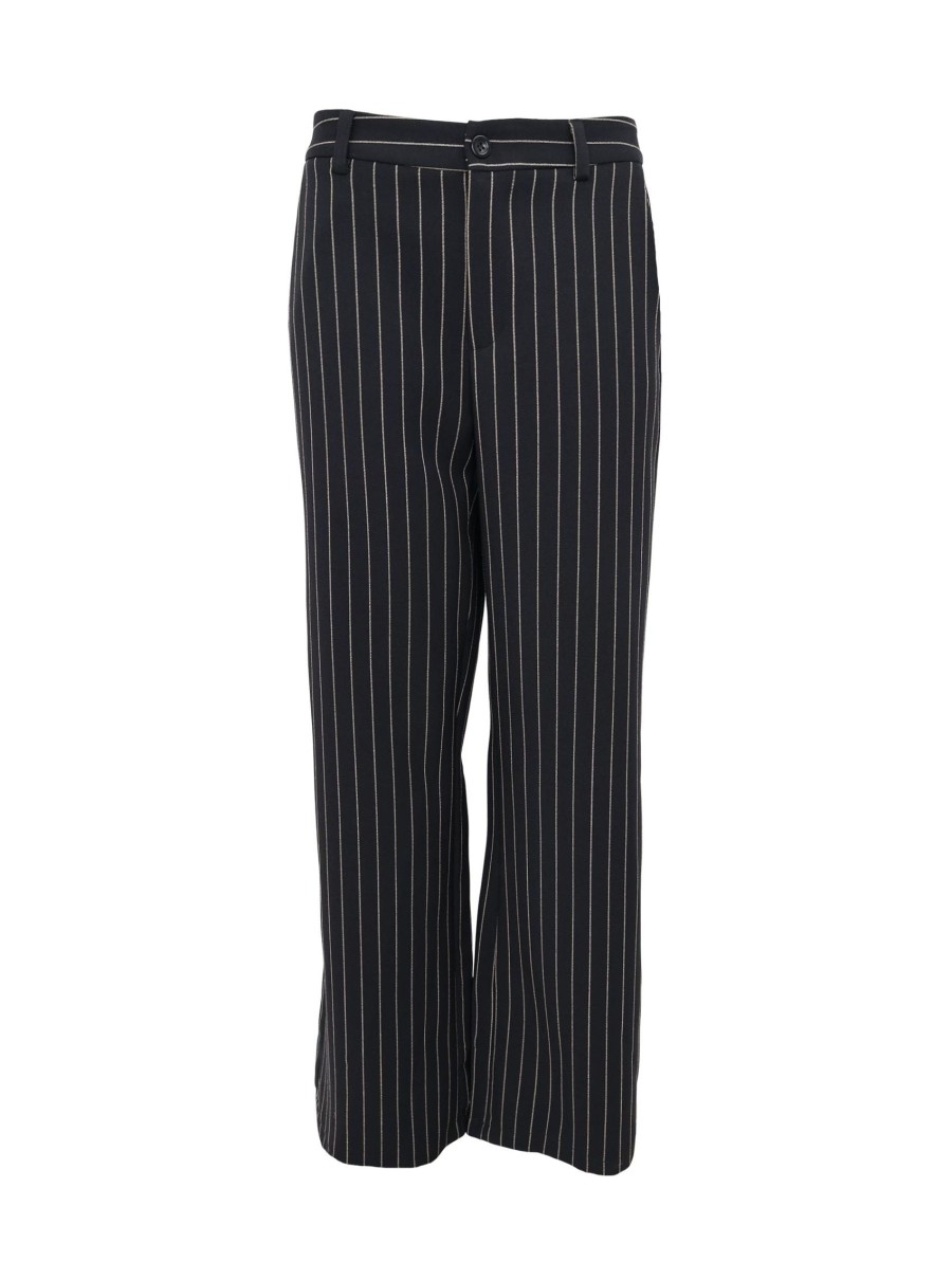 Underdele Black Colour | Chicago Pant Black Stripe