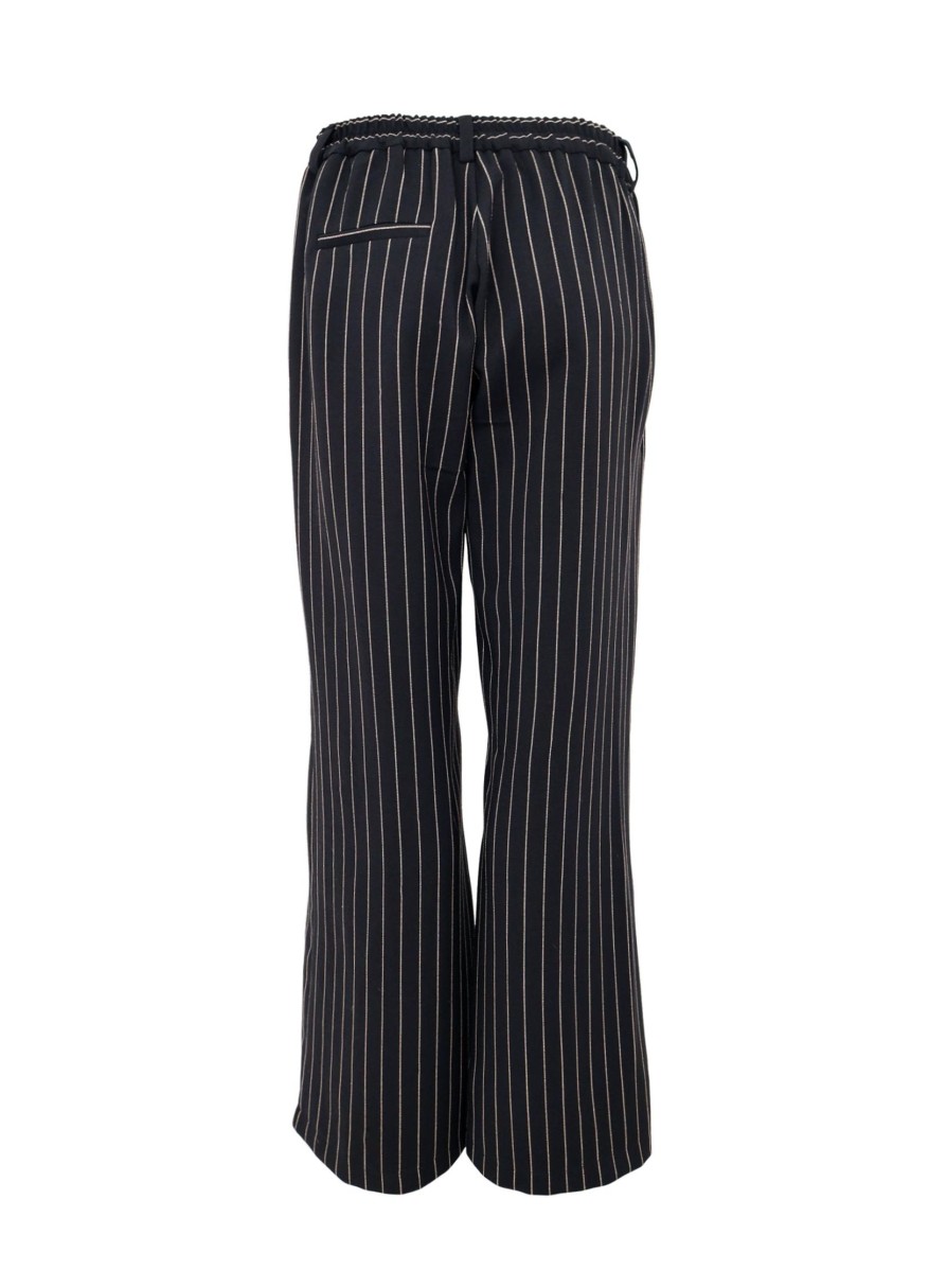 Underdele Black Colour | Chicago Pant Black Stripe